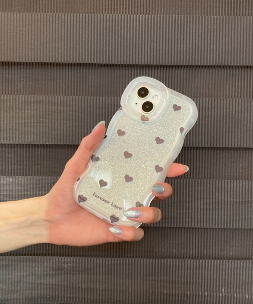 kate spade iPhone 14 ハート柄ケース Amazon.com: kate spade new york Modernist Hearts Printed TPU