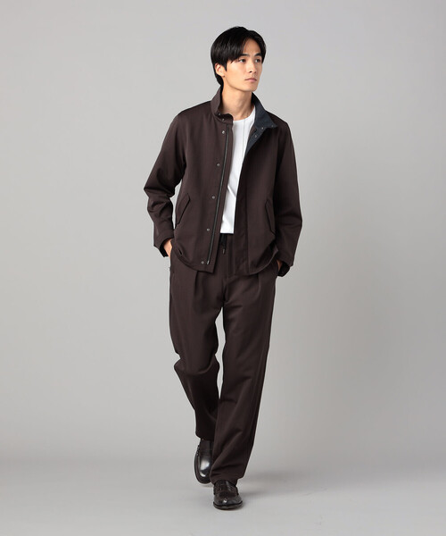 COMME CA MEN(コムサメン)の「ソロテックス レーヨンフィラメント ショートモッズブルゾン(ブルゾン・メンズ・ダークブラウン/ブラック・M/L)」の10枚目の写真