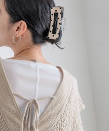 LOWRYS FARM（ローリーズファーム）の「ドットスクエアバンス　587857（バレッタ/ヘアクリップ）」