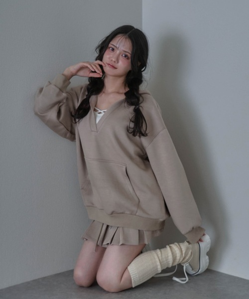 M DOLLY（エムドリー）の「gioia pleats mini skirt /ジョイアプリーツミニスカート（スカート・レディース・ブラック/ベージュ/グレー・S/M）」の19枚目の写真
