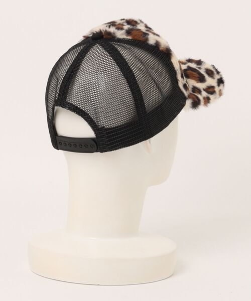BREATH FAUX LEOPARD FUR CAP / BRW キャップ FAUX LEOPARD FUR CAP / BROWN – BREATH - サイズ 頭周り(cm) OS 58-62