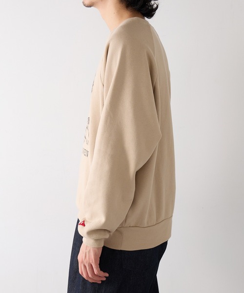 Healthknit(ヘルスニット)の「【Healthknit】Classic Sweat Crew L/S(Beethoven Print)(スウェット・メンズ・アッシュ/サンドベージュ・M/L/XL)」の12枚目の写真