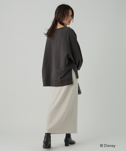 Elura(エルーラ)の「【GOODROCKSPEED】別注 /Mickey/ プリントスウェット /590666(スウェット・レディース・チャコールグレー/ホワイト・FREE)」の12枚目の写真