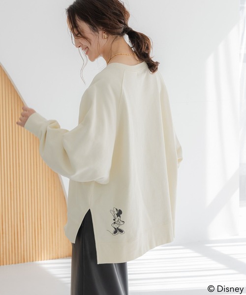 Elura(エルーラ)の「【GOODROCKSPEED】別注 /Mickey/ プリントスウェット /590666(スウェット・レディース・チャコールグレー/ホワイト・FREE)」の5枚目の写真