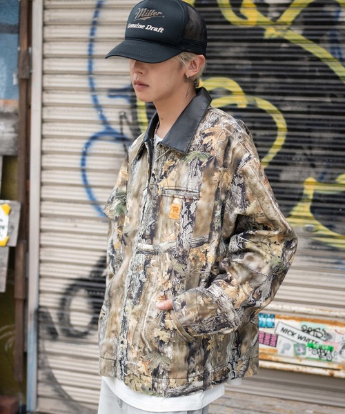 WEGO/【25年秋冬新作】ワーカーズZIPジャケット（デニム