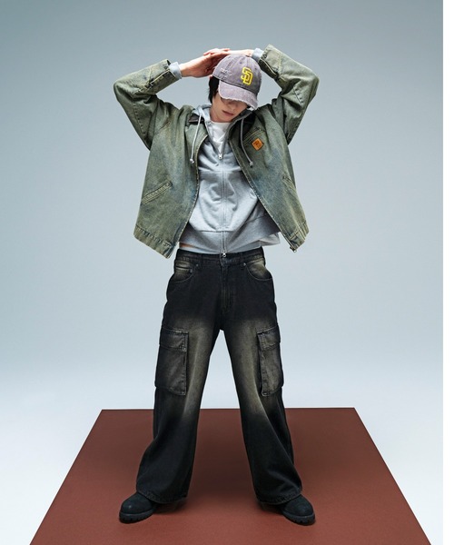 ジャケット・アウター 25SS JIP WORK JAKET WEGO/【25年秋冬新作】ワーカーズZIPジャケット（デニム