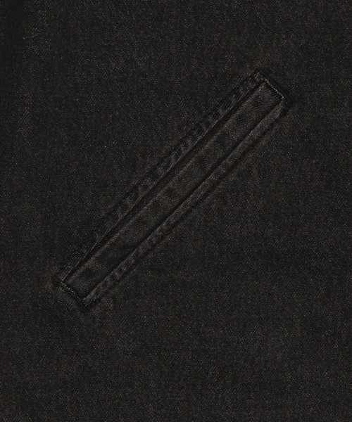 WEGO（ウィゴー）の「WEGO/ワーカーズZIPジャケット（デニムジャケット・メンズ・ベージュ/ブラック系3/スカイブルー/その他1・LARGE/MEDIUM）」の10枚目の写真