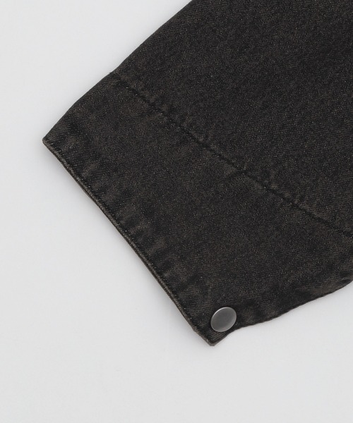 WEGO（ウィゴー）の「WEGO/ワーカーズZIPジャケット（デニムジャケット・メンズ・ベージュ/ブラック系3/スカイブルー/その他1・LARGE/MEDIUM）」の11枚目の写真