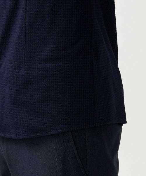 MICHEL KLEIN HOMME (ミッシェルクランオム)の「千鳥柄サッカー長袖シャツ(シャツ/ブラウス・メンズ・ライトブルー/ホワイト/ネイビー・MEDIUM/LARGE/X-LARGE)」の12枚目の写真