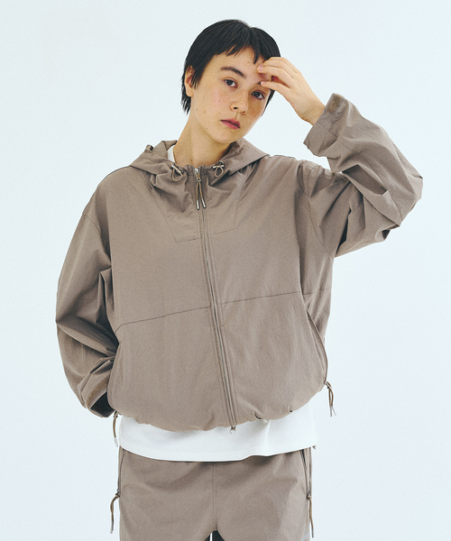 ワッシャーナイロン utility パーカー（ナイロンジャケット