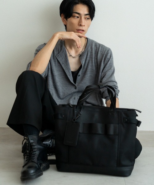 DEVICE パスケース付き ビジカジ トートバッグ ショルダーバッグ 2way