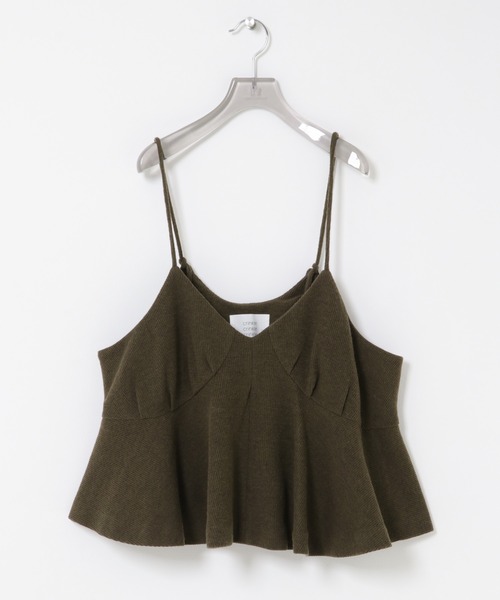 crinkle crinkle crinkle  モンスターキャミソール カーキ crinkle キャミソール 「crinkle crinkle」monster cami