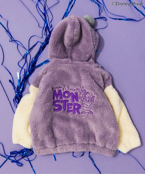 Disney（ディズニー）の「WEB限定 【リンク】ディズニーキャラクター　「ブー」/パーカー（パーカー・キッズ・パープル・90/100/110/120）」の2枚目の写真