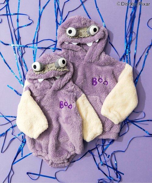 Disney（ディズニー）の「WEB限定 【リンク】ディズニーキャラクター　「ブー」/パーカー（パーカー・キッズ・パープル・90/100/110/120）」の3枚目の写真