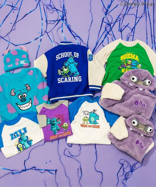 Disney（ディズニー）の「WEB限定 【リンク】ディズニーキャラクター　「ブー」/パーカー（パーカー・キッズ・パープル・90/100/110/120）」の4枚目の写真