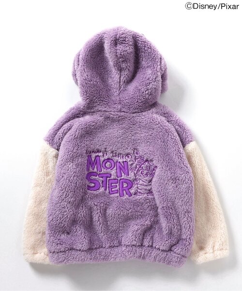 Disney（ディズニー）の「WEB限定 【リンク】ディズニーキャラクター　「ブー」/パーカー（パーカー・キッズ・パープル・90/100/110/120）」の6枚目の写真