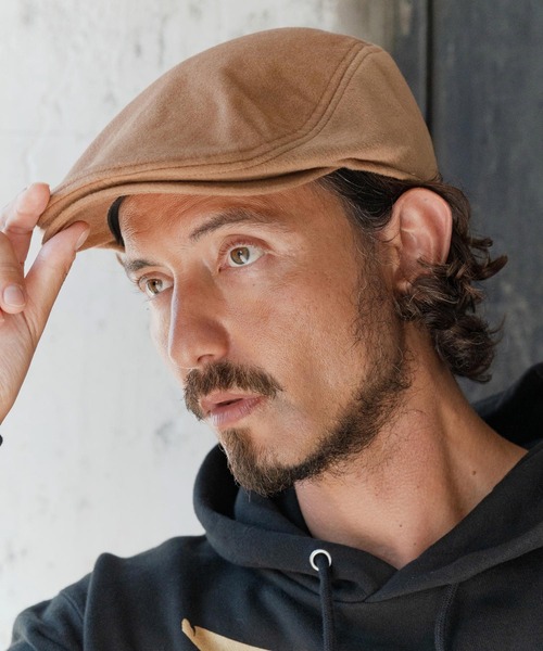 セール】mko13139- Cashmere Blend Hunting Cap ハンチングキャップ(NF