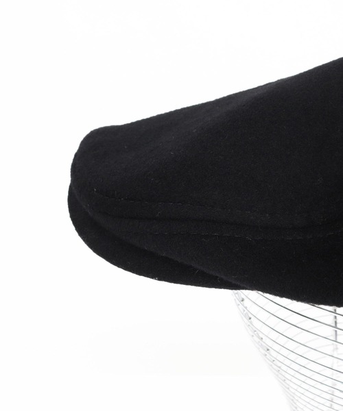 CAMBIO（カンビオ）の「mko13139- Cashmere Blend Hunting Cap ハンチングキャップ(NF-252-BO002)（ハンチング/ベレー帽・メンズ・ベージュ/ブラック・FREE）」の12枚目の写真
