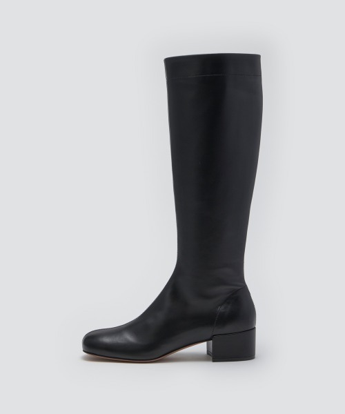 セール】FATA ソフト ロングブーツ 3.5cm BLACK（ブーツ）｜PELLICO