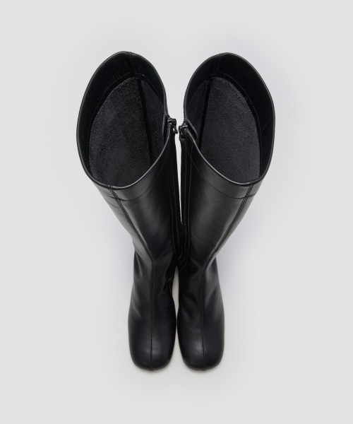 FATA ソフト ロングブーツ 3.5cm BLACK（ブーツ）｜PELLICO（ペリーコ