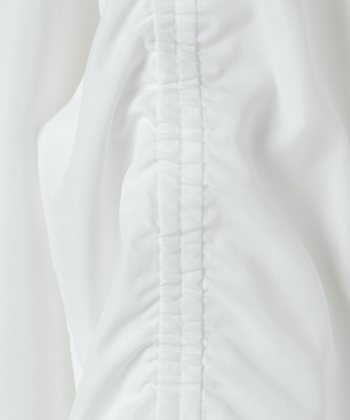 eL（エル）の「【eL】Drawstring Shirring Shirts/593300（シャツ/ブラウス・レディース・ホワイト/ブルー・FREE）」の18枚目の写真