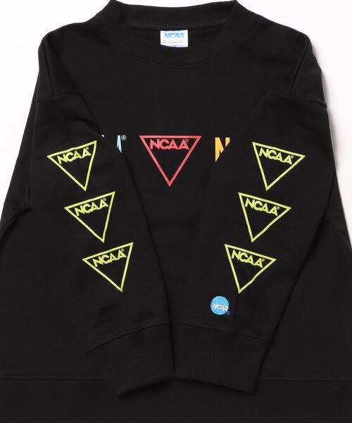 NCAA（エヌシーエーエー）の「【NCAA】別注ロゴスウェット/Jr.(130～150cm)（スウェット・キッズ・ブラック/ブラウン/キナリ・150/140/130）」の7枚目の写真