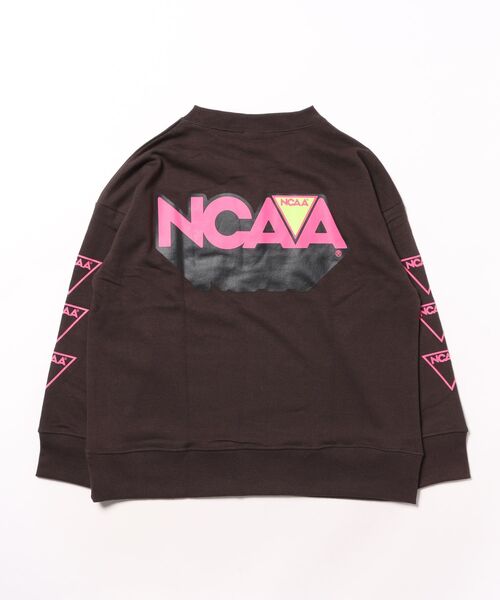 NCAA（エヌシーエーエー）の「【NCAA】別注ロゴスウェット/Jr.(130～150cm)（スウェット・キッズ・ブラック/ブラウン/キナリ・150/140/130）」の6枚目の写真