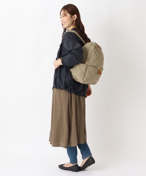 one'sterrace(ワンズテラス)の「FIKA キルティングリュック(バックパック/リュック・レディース・グレー系4/ブラック系8/カーキ系5・99)」の20枚目の写真