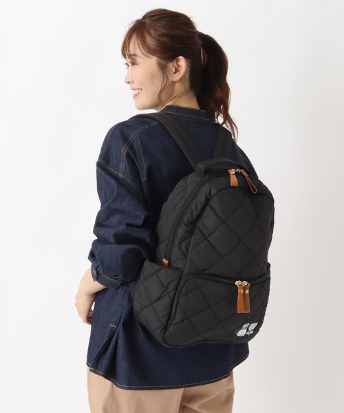 one'sterrace(ワンズテラス)の「FIKA キルティングリュック(バックパック/リュック・レディース・グレー系4/ブラック系8/カーキ系5・99)」の21枚目の写真