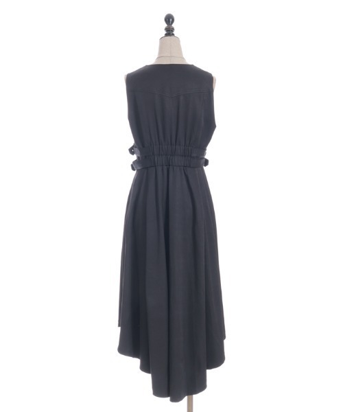 新品タグ付き✨ Wクロス ロングベスト ネイビー xd-cl-080.jpg