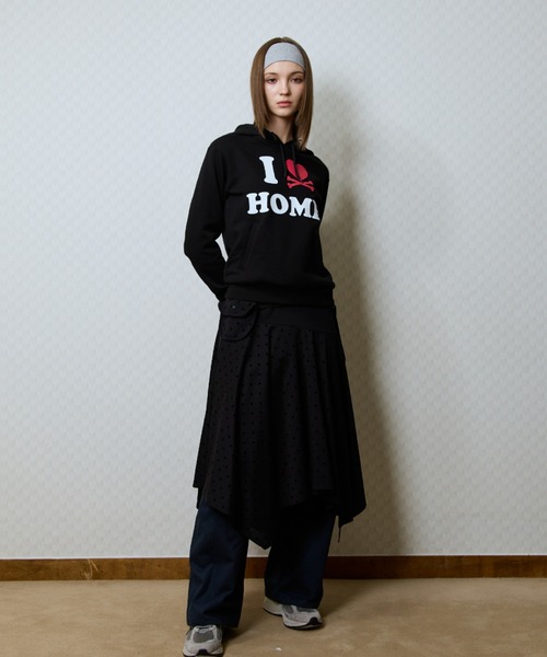 LUVISTRUE（ラヴイズトゥルー）の「GT POCKET MIDI SKIRT（スカート・レディース・ブラック/アイボリー/チャコール・FREE）」の21枚目の写真