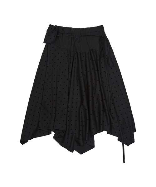 LUVISTRUE（ラヴイズトゥルー）の「GT POCKET MIDI SKIRT（スカート・レディース・ブラック/アイボリー/チャコール・FREE）」の14枚目の写真