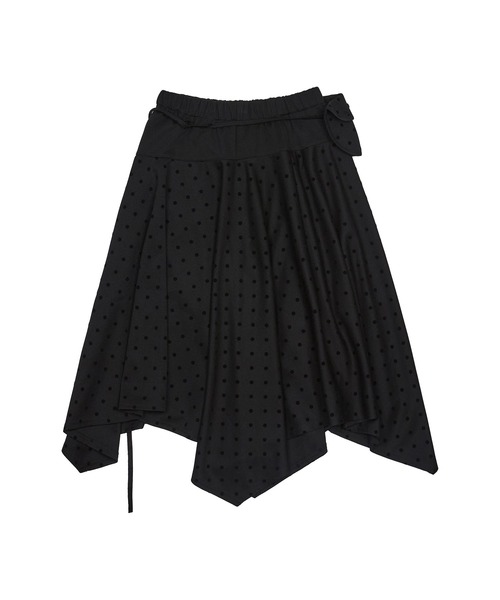 LUVISTRUE（ラヴイズトゥルー）の「GT POCKET MIDI SKIRT（スカート・レディース・ブラック/アイボリー/チャコール・FREE）」の15枚目の写真