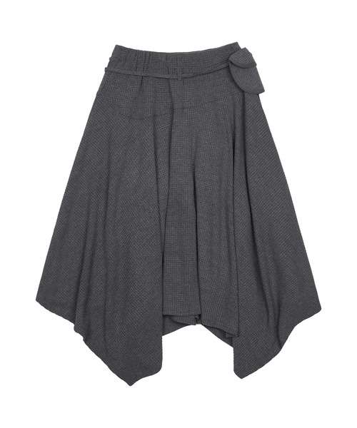 LUVISTRUE（ラヴイズトゥルー）の「GT POCKET MIDI SKIRT（スカート・レディース・ブラック/アイボリー/チャコール・FREE）」の19枚目の写真