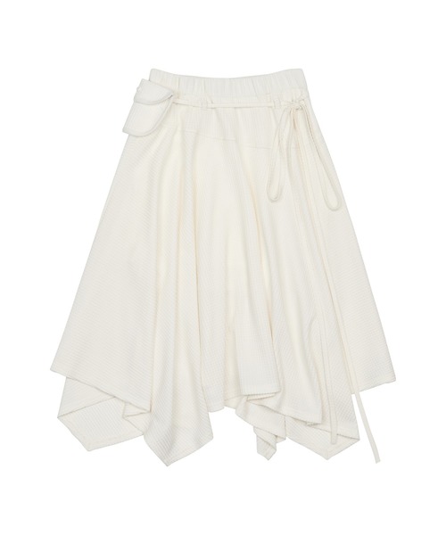 LUVISTRUE（ラヴイズトゥルー）の「GT POCKET MIDI SKIRT（スカート・レディース・ブラック/アイボリー/チャコール・FREE）」の16枚目の写真