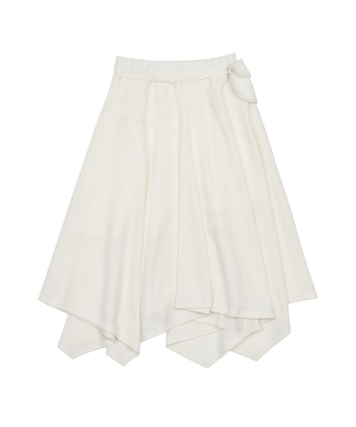LUVISTRUE（ラヴイズトゥルー）の「GT POCKET MIDI SKIRT（スカート・レディース・ブラック/アイボリー/チャコール・FREE）」の17枚目の写真