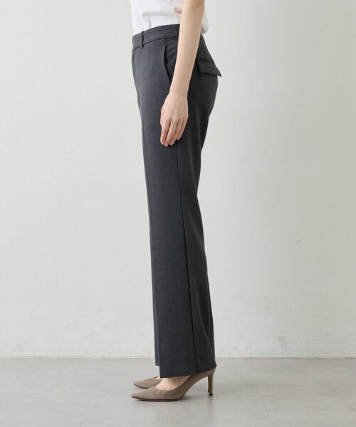 Drawing Numbers（ドローイング ナンバーズ）の「【Drawing Numbers】ストレッチオックスセミフレアパンツ（その他パンツ・レディース・チャコールグレー/ネイビー・36/38）」の17枚目の写真