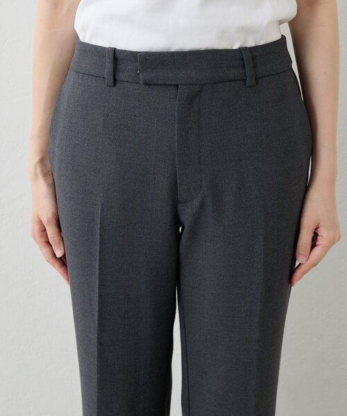 Drawing Numbers（ドローイング ナンバーズ）の「【Drawing Numbers】ストレッチオックスセミフレアパンツ（その他パンツ・レディース・チャコールグレー/ネイビー・36/38）」の20枚目の写真