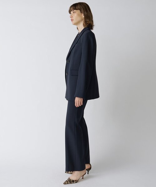 Drawing Numbers（ドローイング ナンバーズ）の「【Drawing Numbers】ストレッチオックスセミフレアパンツ（その他パンツ・レディース・チャコールグレー/ネイビー・36/38）」の6枚目の写真