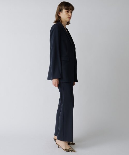 Drawing Numbers（ドローイング ナンバーズ）の「【Drawing Numbers】ストレッチオックスセミフレアパンツ（その他パンツ・レディース・チャコールグレー/ネイビー・36/38）」の8枚目の写真