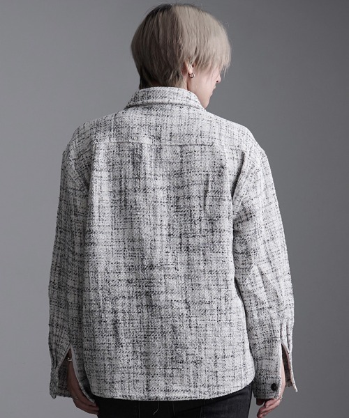 CavariA/キャバリア』ツイードシャツジャケット（その他アウター