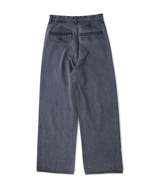 M TO R(ムウトアール)の「MU EYELET SEMI BAGGY JEANS PANTS(デニムパンツ・レディース・ブルー/ブラック・36/38/40/42)」の11枚目の写真