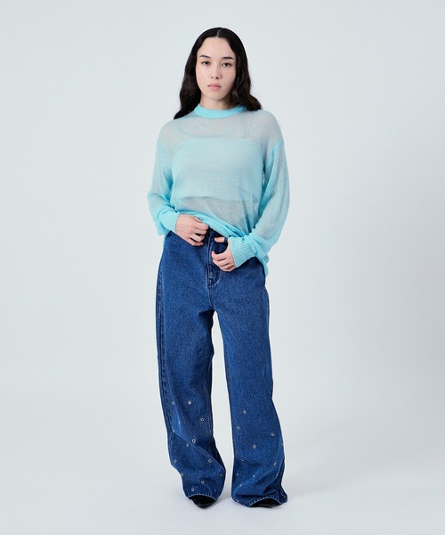 パンツ Eyelet Baggy Denim Pants Antimid | Eyelet Baggy Denim.🦇 Last Drop — 12/26, 9PM JST