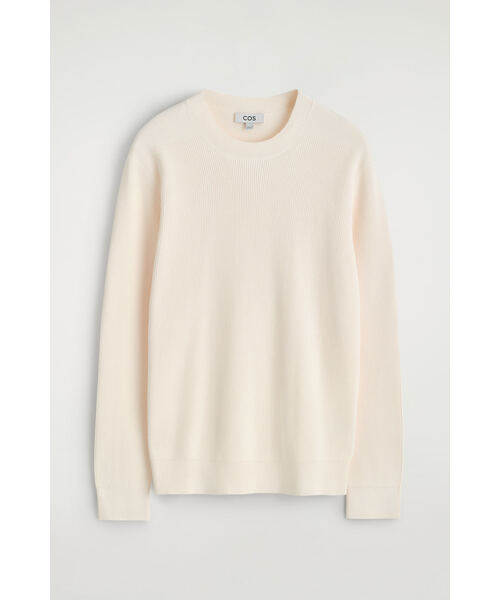 コットンクルーネックセーター（ニット/セーター）｜COS（コス）の