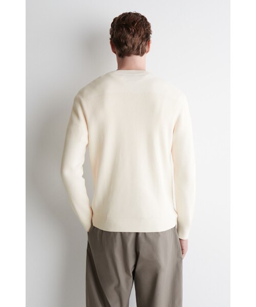 コットンクルーネックセーター（ニット/セーター）｜COS（コス）の