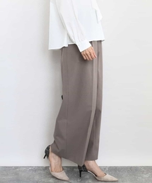 MK MICHEL KLEIN | ストレートワイドシルエットパンツ（無地・チェック）/洗える(その他パンツ)