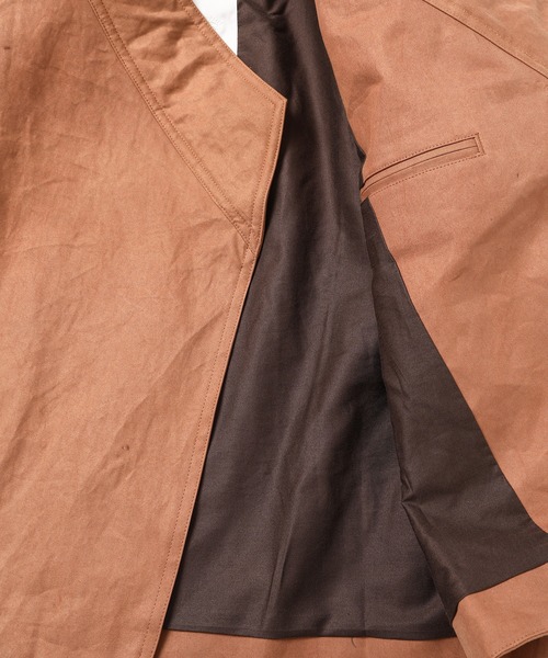 WhoWhat（フーワット）の「KIMONO BLOUSON（ブルゾン・メンズ・ブラック/ブラウン・M）」の9枚目の写真