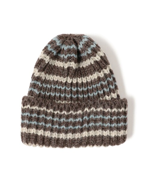 HIGHLAND 2000 / Rib Multi Border Bobcap（ニットキャップ/ビーニー