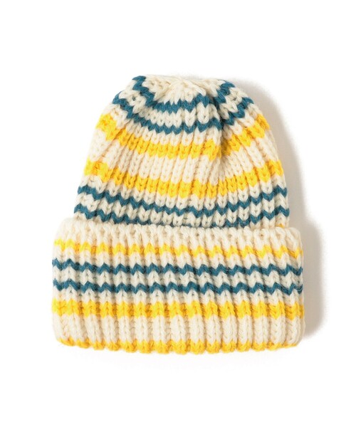 HIGHLAND 2000 / Rib Multi Border Bobcap（ニットキャップ/ビーニー