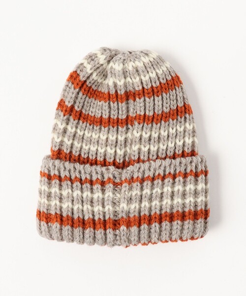 HIGHLAND 2000 / Rib Multi Border Bobcap（ニットキャップ/ビーニー
